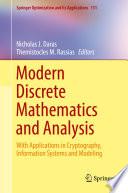 Modern Discrete Mathematics and Analysis