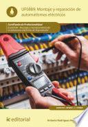 Libro Montaje y reparación de automatismos eléctricos. ELEE0109