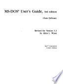 MS-DOS User's Guide