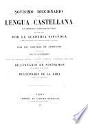 Novísimo diccionario de la lengua castellana