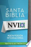 NVI Santa Biblia con letra negra