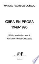 Obra en prosa, 1949-1995