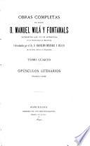 Obras completas, coleccionadas por M. Menéndez y Pelayo