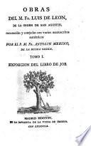 Obras Del M. Fr. Luis De Leon, De La Orden De San Agustin