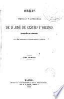 Obras poèticas y literarias de D. José de Castro y Orozco, Marqués de Gerona, 1