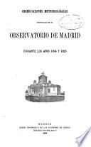 Observaciones meteorológicas efectuadas en el Observatorio de Madrid durante el año ...