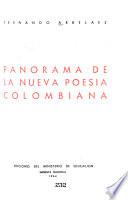Panorama de la nueva poesía colombiana