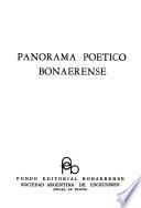 Panorama poético bonaerense