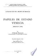 Papeles de estado Venecia, siglos XV-XVIII