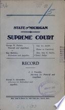 Parker v. Baldwin, 216 MICH 472 (1921)
