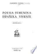 Poesía femenina española viviente