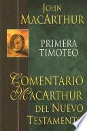 Libro Primera Timoteo