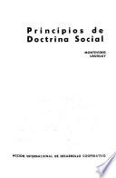 Principios de doctrina social