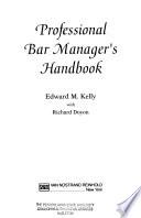 Professional Bar Manager's Handbook