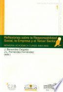 Reflexiones sobre la responsabilidad social, la empresa y el tercer sector