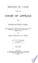 Reports of Cases Decided in the Court of Appeals of the State of New York