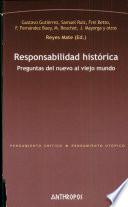 Responsabilidad histórica