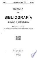 Revista de bibliografía chilena y extranjera