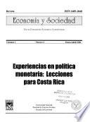 Revista Economía y sociedad