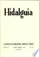 Revista Hidalguía número 116. Año 1973