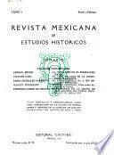 Revista mexicana de estudios históricos