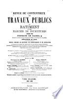 Revue du contentieux des travaux publics du batiment et des marchés de fournitures