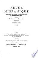 Revue hispanique