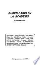 Rubén Darío en la academia
