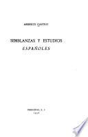 Semblanzas y estudios españoles