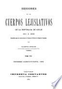 Sesiones de los cuerpos lejislativos de la República de Chile