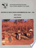 Síntesis de Resultados Experimentales del PRM 1993-1995