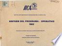 Sintesis Del Programa-operativo 1982