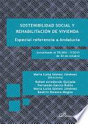 Sostenibilidad social y rehabilitación de vivienda. Especial referencia a Andalucía