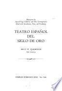 Teatro español del siglo de oro