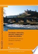 Textología contrastiva, derecho comparado y traducción jurídica
