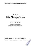 The City Manager's Job