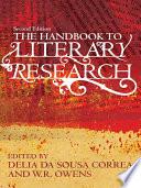 Libro The Handbook to Literary Research