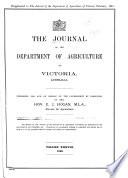 The Journal of the Department of Agriculture, Victoria