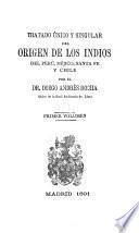Tratado único y singular del origen de los Indios del Perú, Méjico, Santa Fé y Chile