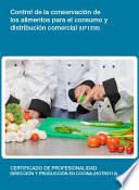 UF1356 - Control de la conservación de los alimentos para el consumo y distribución comercial