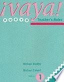 Vaya! Stage 1 Teachers Resource Book