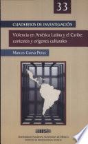 Violencia en América Latina y el Caribe