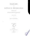 Vocabulario en lengua mexicana