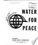 Water for Peace: Water supply technology