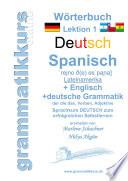 Libro Wörterbuch Deutsch - Spanisch - Lateinamerika - Englisch A1 Lektion 1